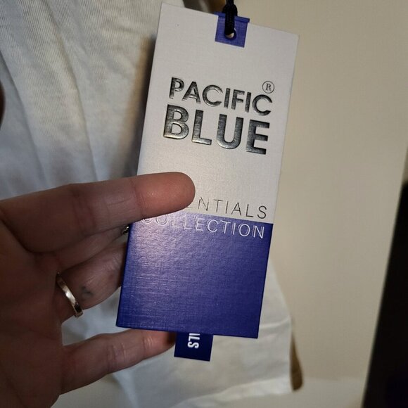 NWT Y2K MENS PACIFIC BLUE FEARLESS T SHIRT SZ M - Picture 3 of 4